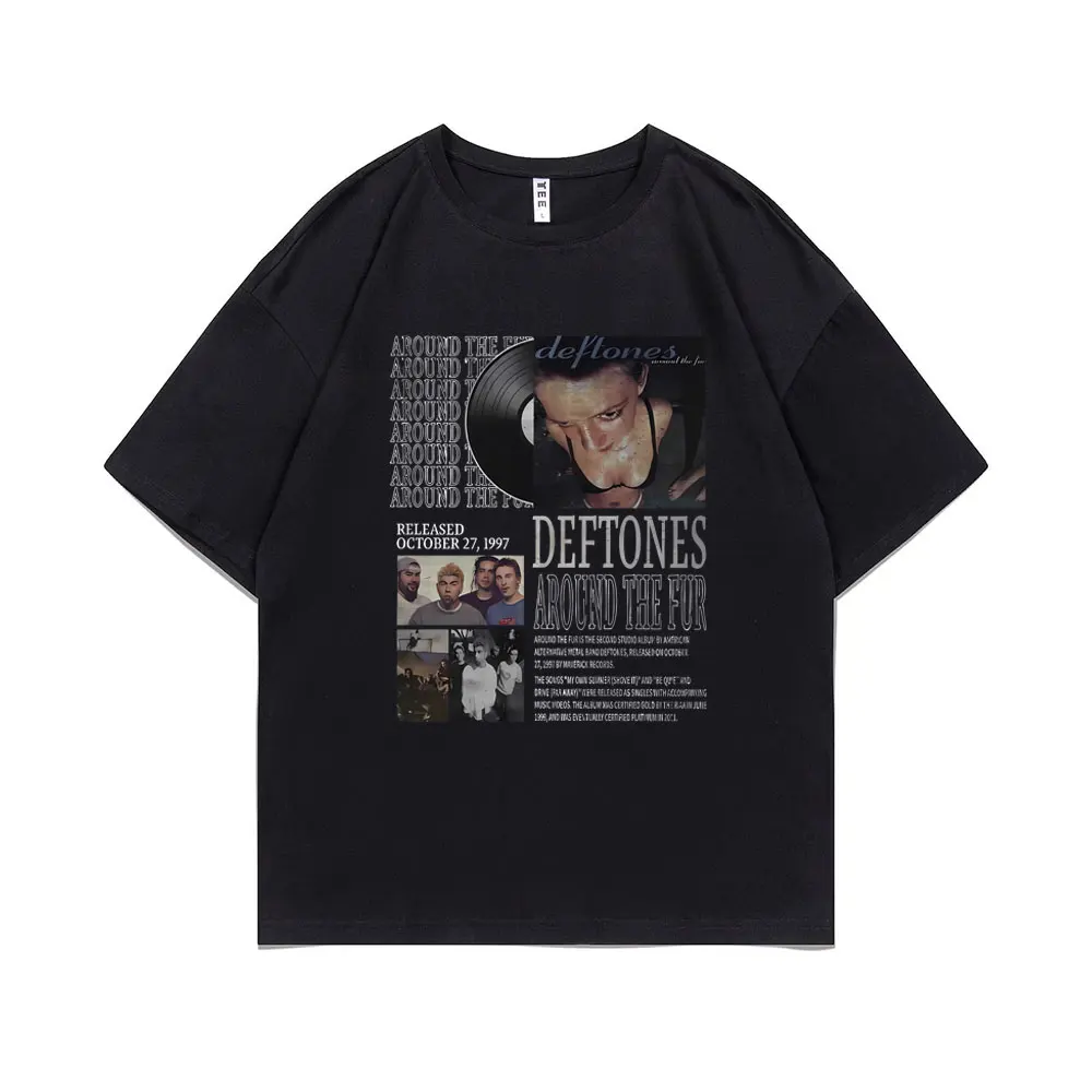 

Limited Edition Deftones Tshirt Around The Fur T-shirt Adrenaline T Shirt White Pony Deftones Merch Chino Moreno Diamond Eye Tee