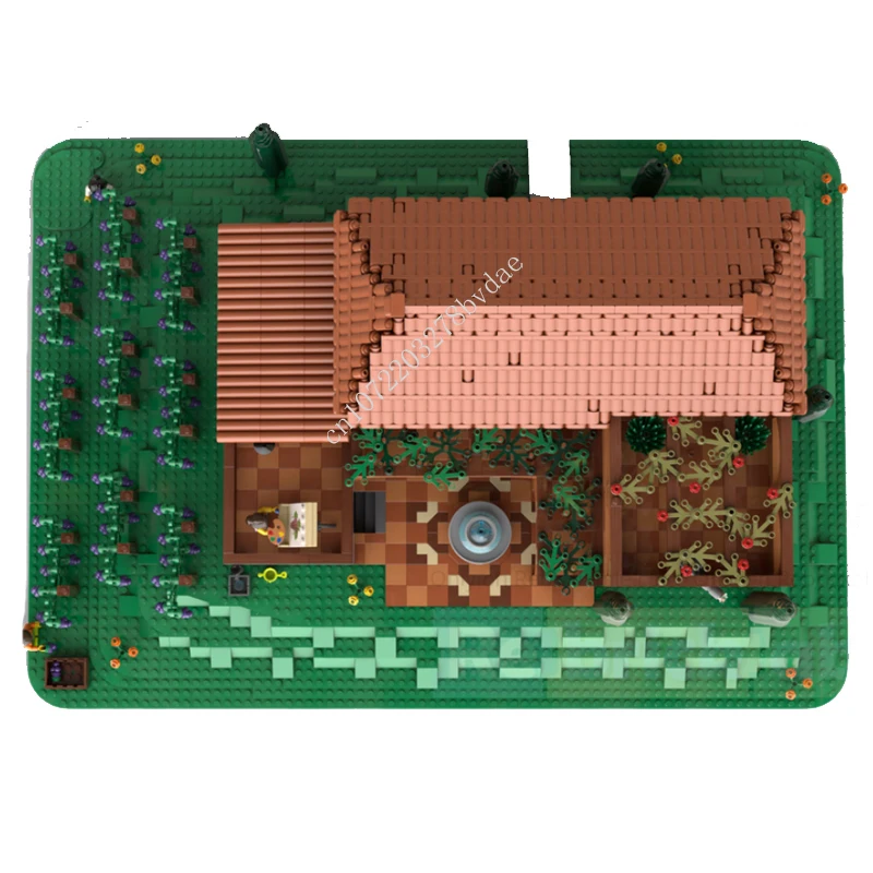 4000 шт. Модульные строительные блоки MOC для дома и виллы