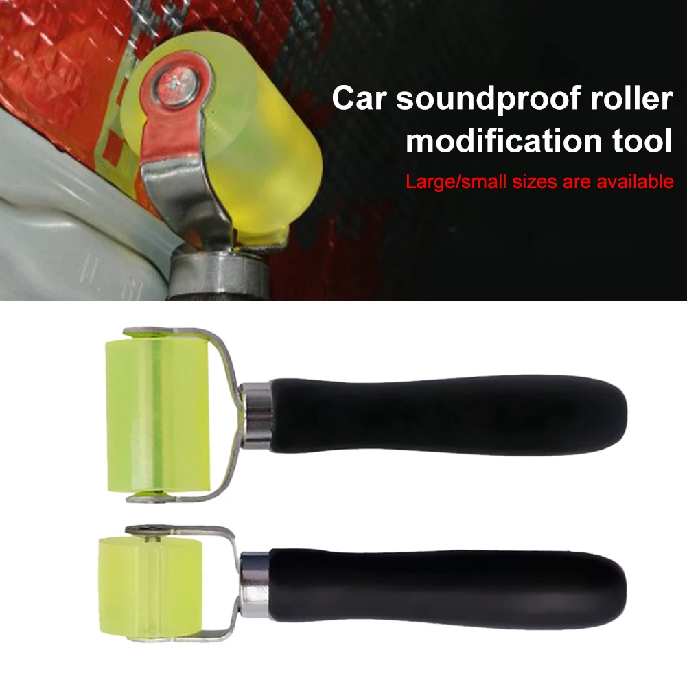 

30/50mm Car Sound Deadening Wheel Roller Tool Application Rubber Automotive Soundproofing Sound Deadening Tool Accessories