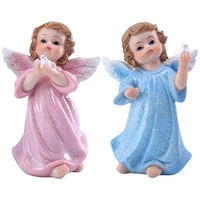 peace dove angel statues 2pcs guardian angels figurines angel of freedom angel of peace holding a dove angel collectible