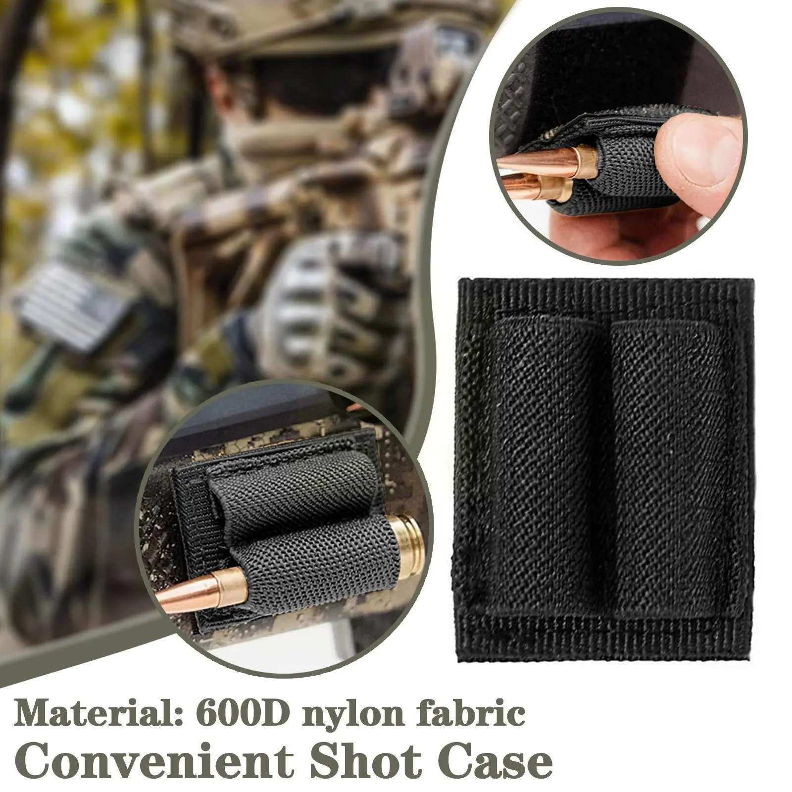 

Тактический клейкий патч 1,93X1,53 дюйма, 2-круглый держатель патронов с 2 отверстиями, картриджей для винтовок V2S4