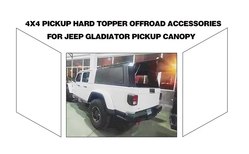 Задний жесткий тент KQX 4x4 для пикапа, внедорожные аксессуары для Jeep Gladiator, навес для пикапа. (art.: 3920dbde02a7d) - 3920dbde02a7d