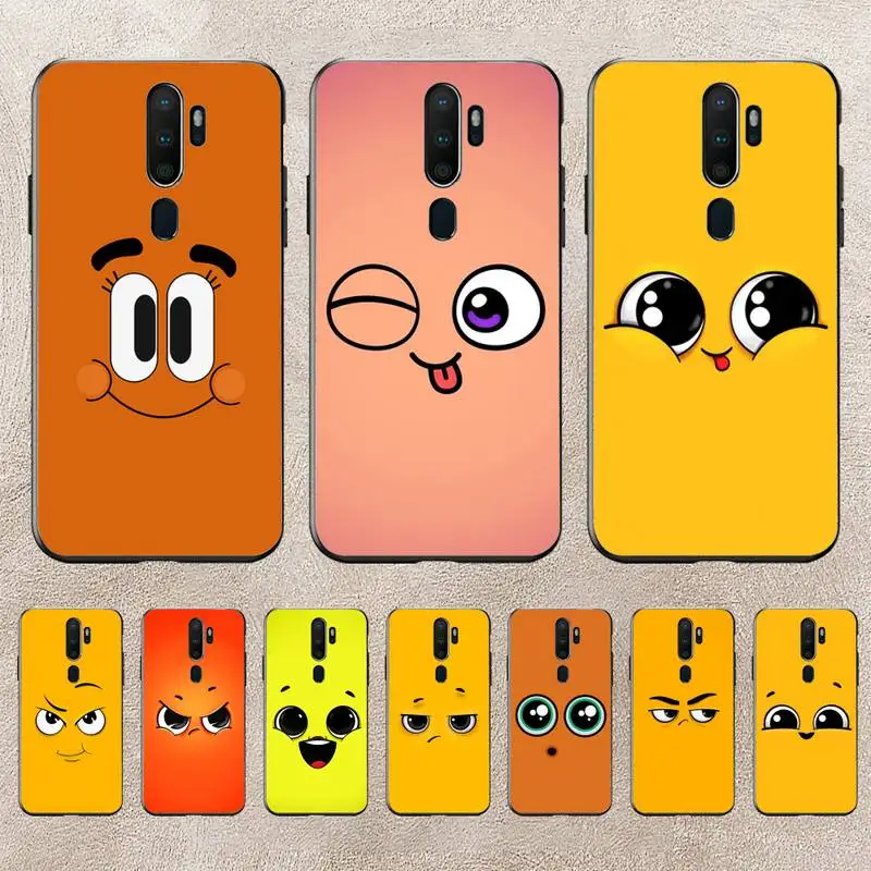 

Cute Face Phone Case For Redmi 9A 8A 6A Note 9 8 10 11S 8T Pro K20 K30 K40 Pro PocoF3 Note11 5G Case