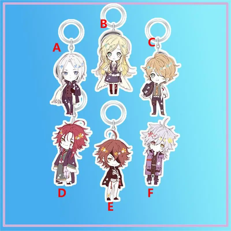 Брелок для ключей с изображением пиофлора, Рико, лилии, Орлока, НАТО, акриловый брелок с ремешком, фигурка, подвесные аксессуары, 6 см