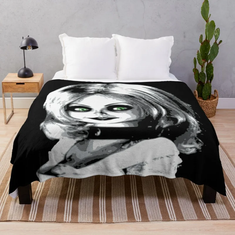 

Bride of Chucky Throw Blanket Flannels Blanket Luxury Thicken Blanket