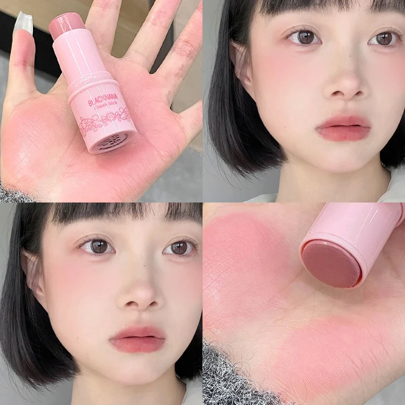 

1pcs Pink Peach Blush Stick Waterproof Brightening Face Contouring Shadow Blusher Long-lasting Tint Cheek Korean Makeup Cosmetic
