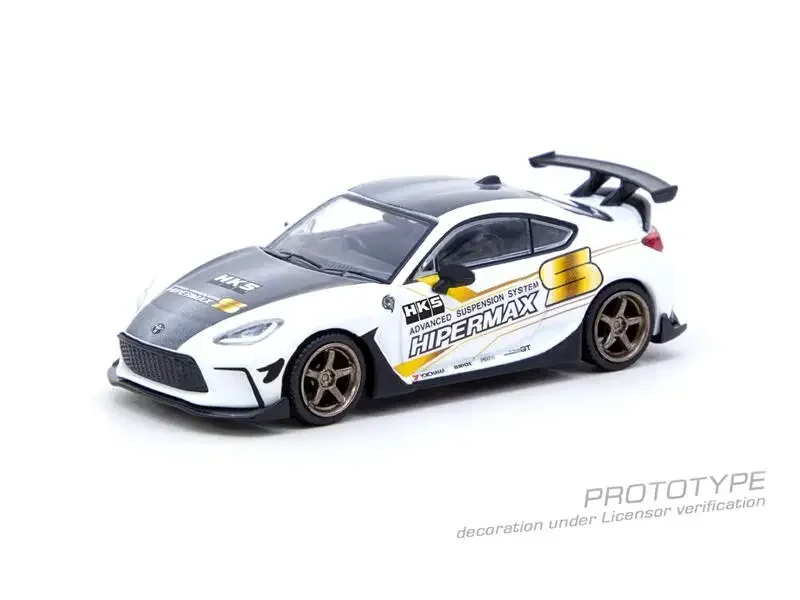 Литая под давлением модель автомобиля Tarmac Works 1:64 GR86 HKS HIPERMAX