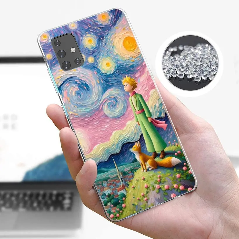 Мультяшный чехол The Little Prince Fox для телефона Samsung Galaxy A51 A41 A31 A21S A21 A71 A50S A40 A30S A20E A10 A70 A6