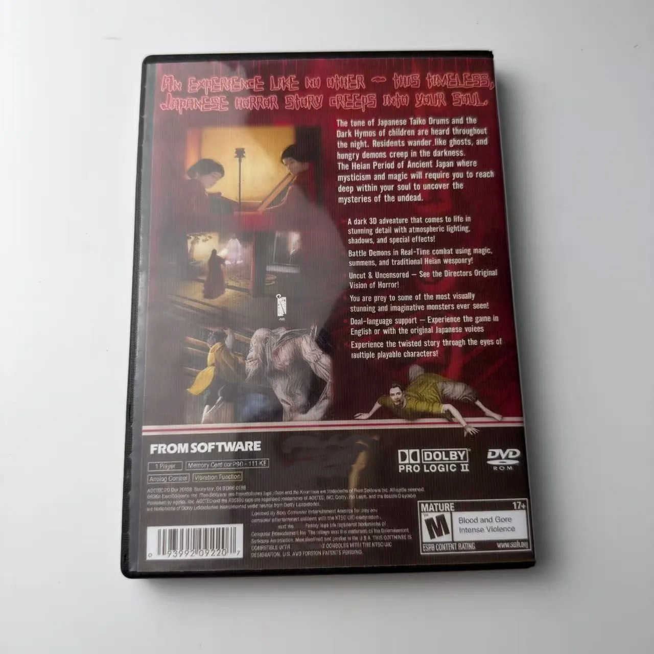 Фото Высококачественный репродукционный диск для PS2: версия Kuon US с вибрацией, без инструкции) №2