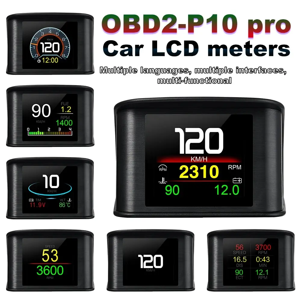 AD P10-Pro Диагностический Проекционный Дисплей OBD Интеллектуальный Цифровой Тестер