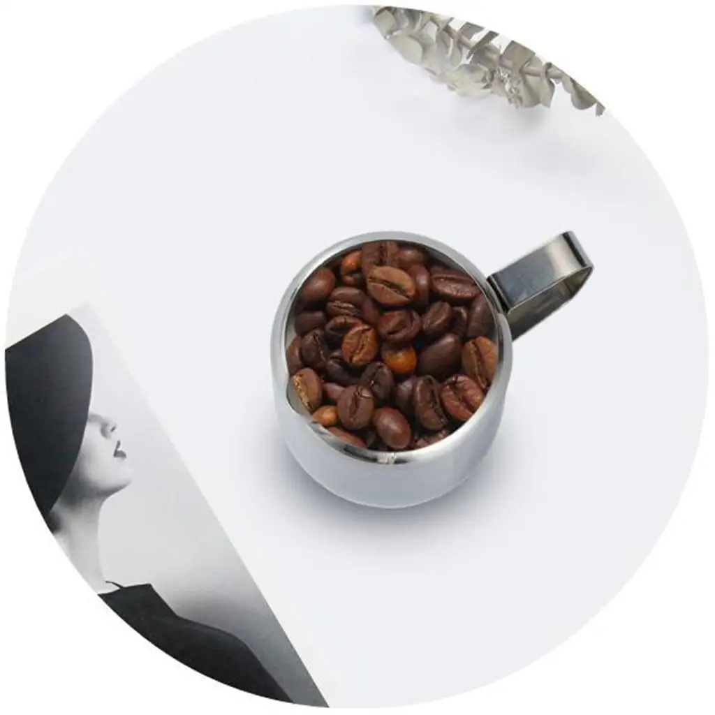 

3X Stainless Steel Coffee Latte Pitcher Frothing Jug Maker Home DIY Tool 1oz