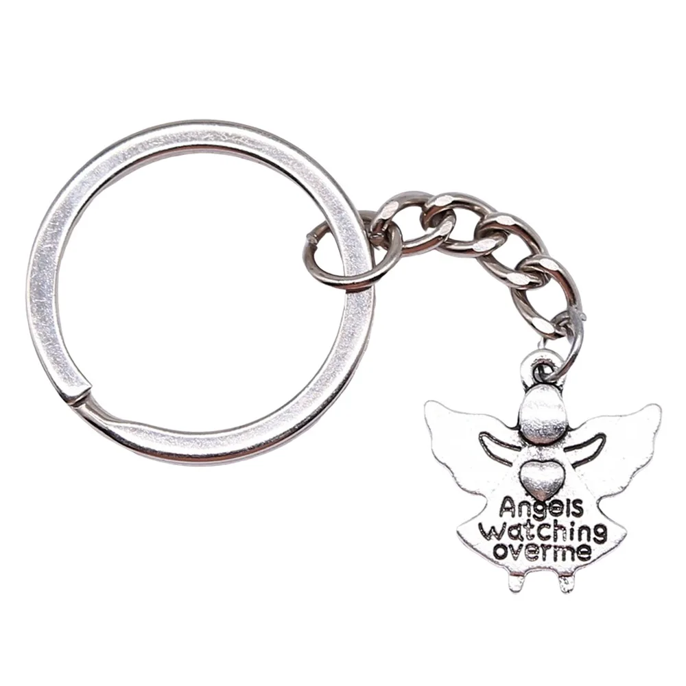 Мужской брелок DIY металлический держатель цепь винтажный 2 цвета 20x19 мм ангелы