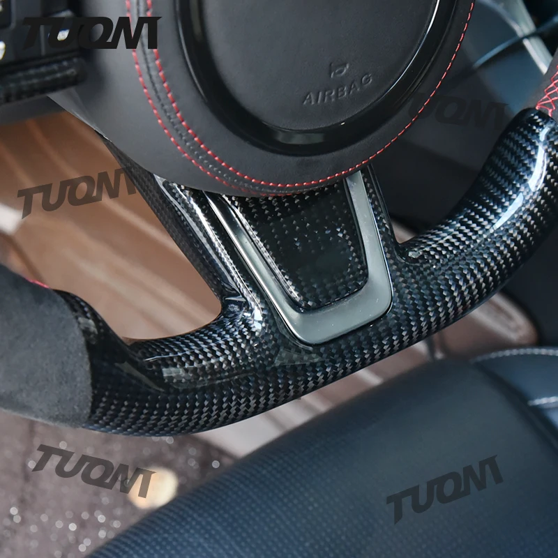 Рулевое колесо из углеродного волокна для Jaguar XE XF F-Type F-Pace E-Pace