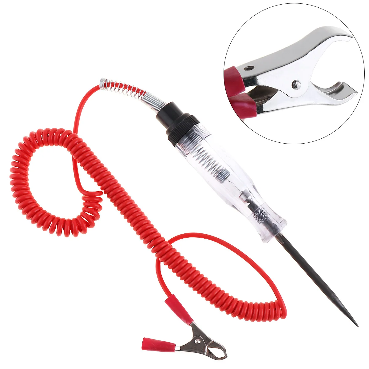 

Устройство для проверки цепи напряжения с зондом и пружинным проводом, 6-24 В