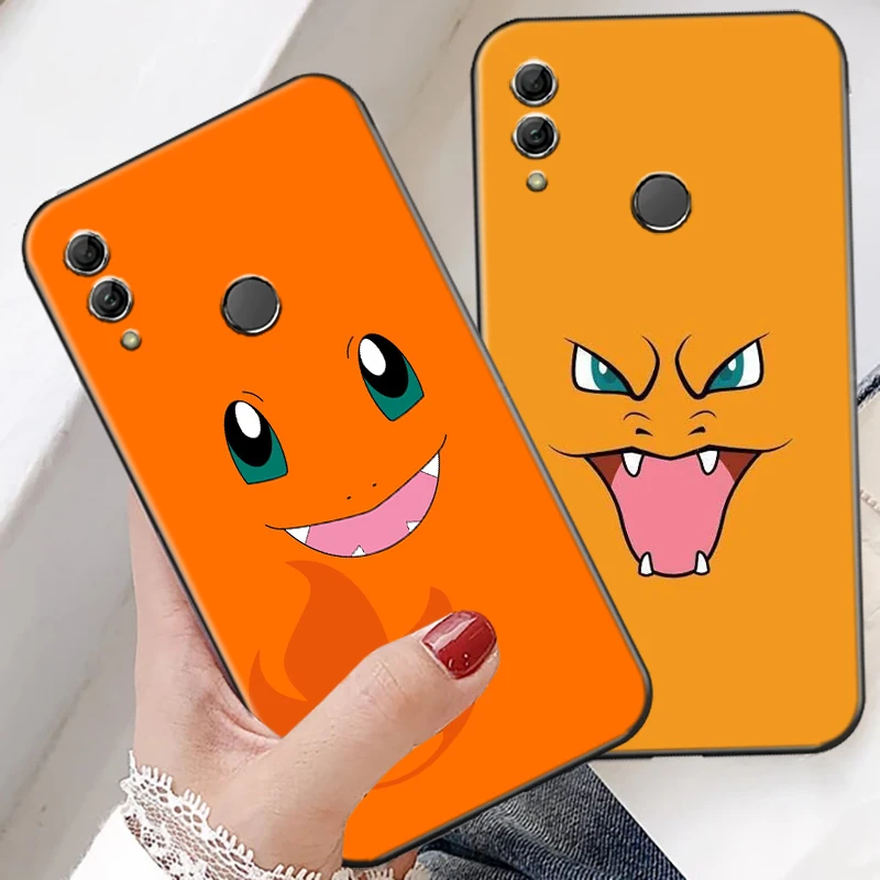 

Cartoon Pokémon Phone Case For Huawei Honor 30S 30 Lite Pro 20 V20 20i 20 Lite 10 V10 10i 10 Lite Soft Black Coque Back Funda
