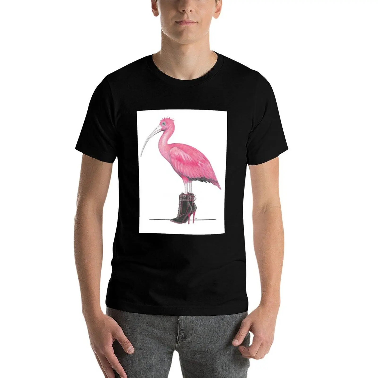 Фото Футболка Scarlet Ibis in Dangerous Shoes, повседневная модная уличная футболка №4