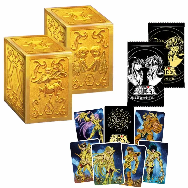 

Original Saint Seiya Collection Cards 10PACKS40PCS Japanese Cartoon Anime Game Flash Gold Edition Card Fighter EPISODE ZERO Toy