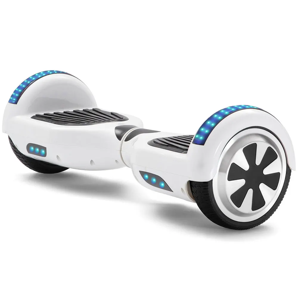 

Wholesale Electric Scooters LED 2 Wheels Motor Lights Self-balancing Scooter For kids 6.5 Inch Hoverboard