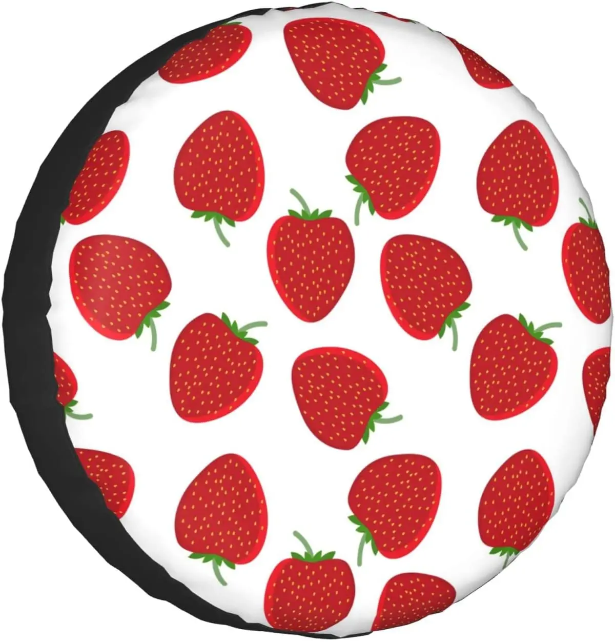 

Strawberry Printed Spare Tire Cover Waterproof Tire Wheel Protector for Car Truck SUV Camper Trailer Rv 14"-17"