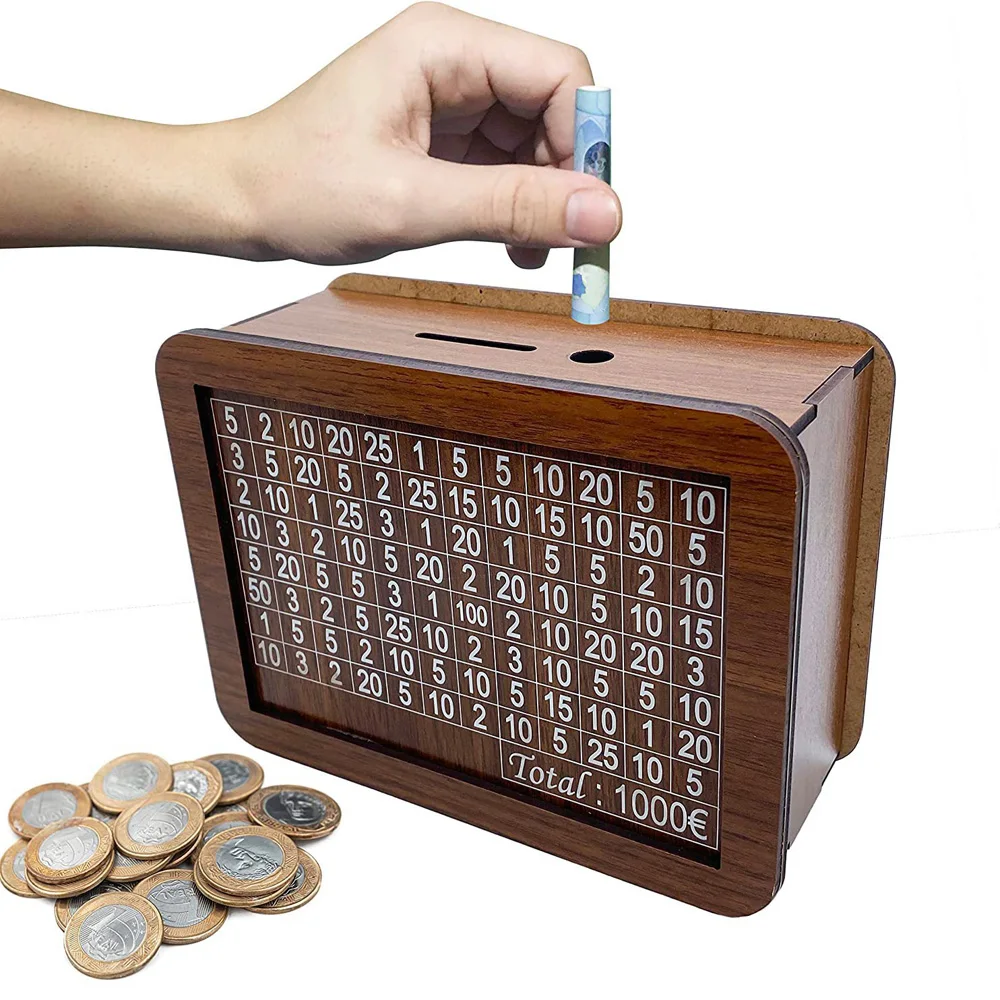 With Counter Piggy Bank Handmade Home Decoration Craft Gift Not To Open Children's Savings Target