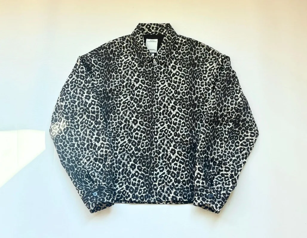 Фото VISVIM REDSUN JKT LEOPARD шелковая куртка с леопардовым принтом №1