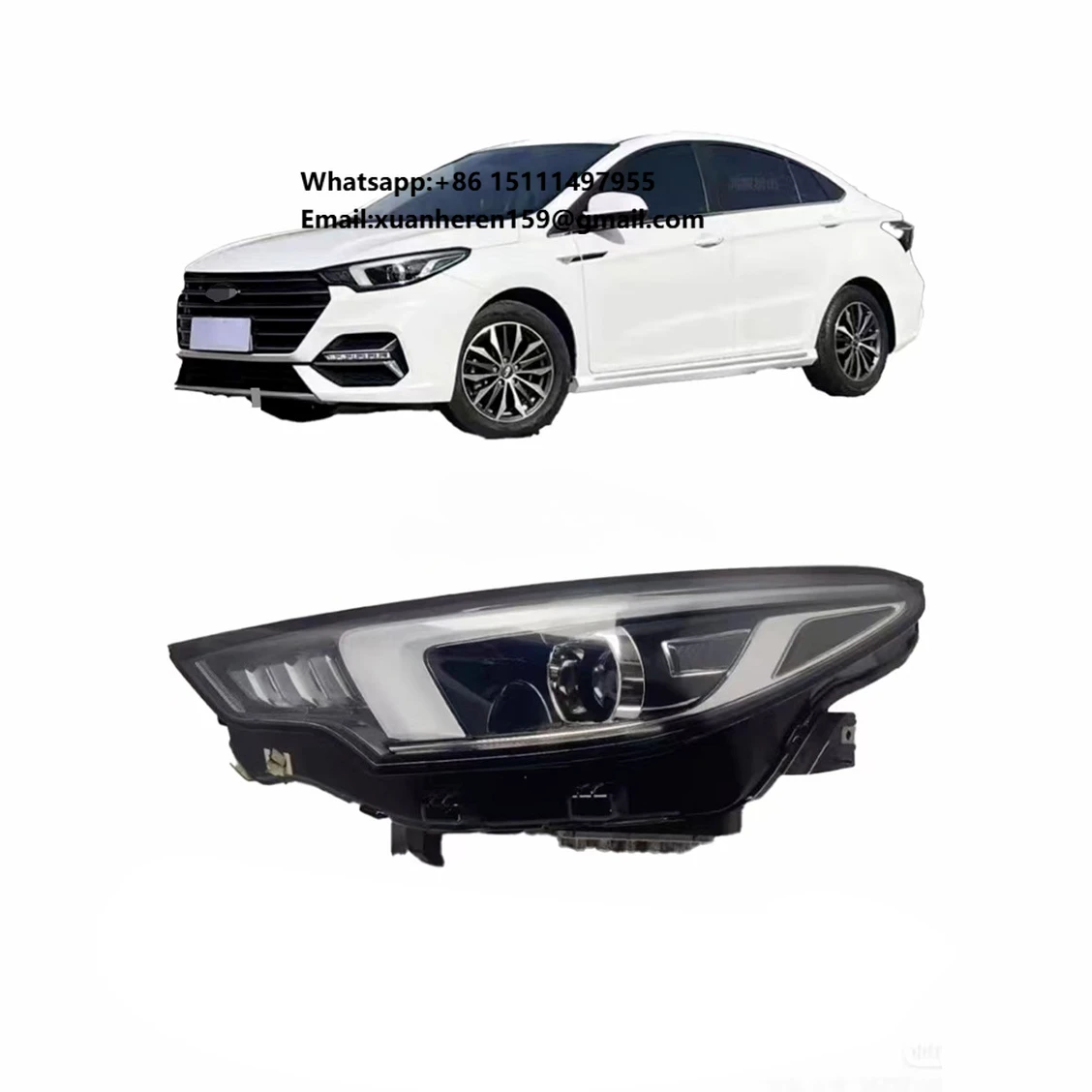 Фото Для Chery Arrizo 5 Plus: Оригинальные светодиодные фары для улучшения видимости на дороге - Система освещения №1