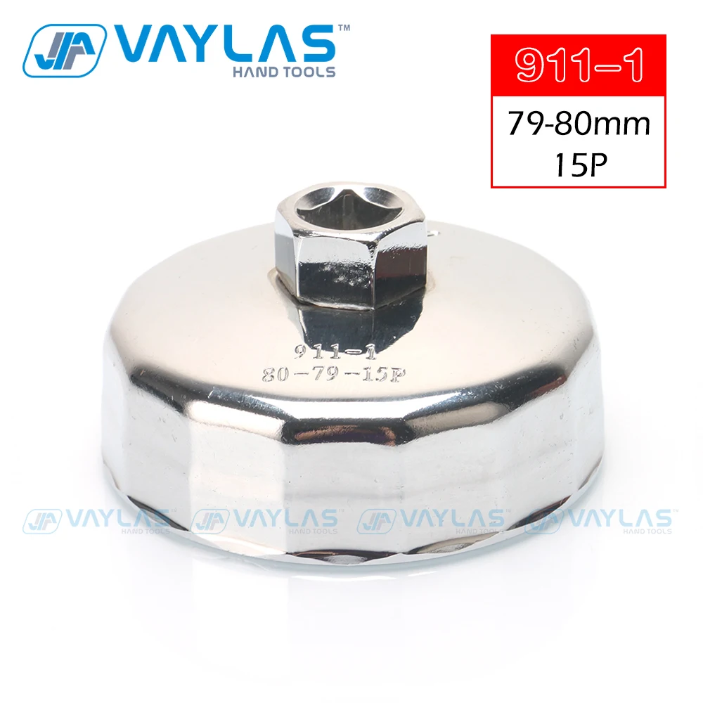 

1/2 "квадратный доктор стальной 79 мм-80 мм ключ для масляного фильтра, крышка корпуса, инструмент для снятия 15 канавок, универсальный для BLUEBIRD HONDA ZXAUTO