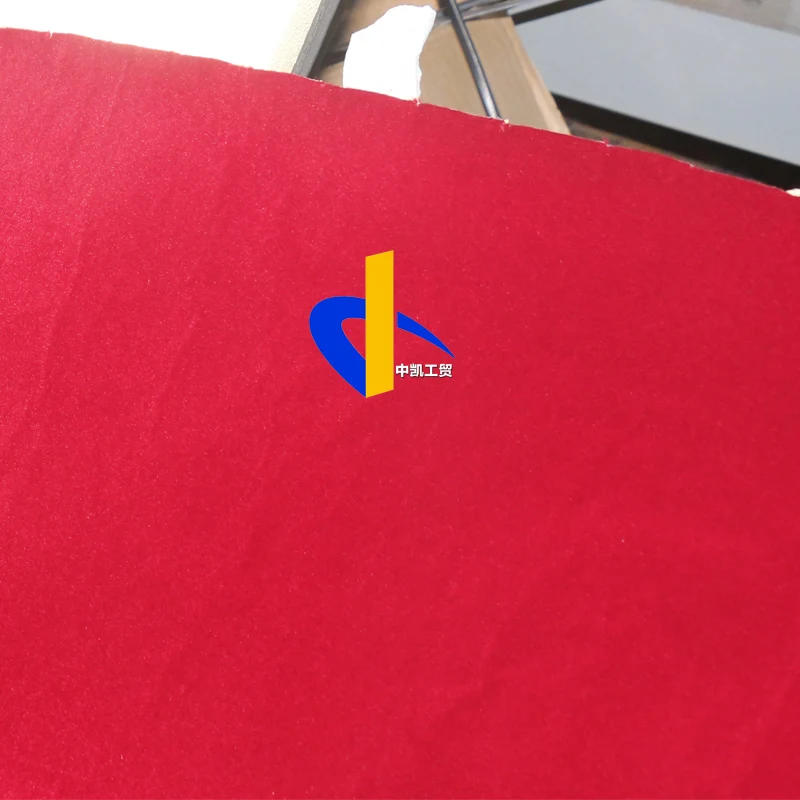 

Bag making machine scratch anti-drawing anti-slip flannelette 1.5m wide 10 m long with back rubber flocking fabric distributor