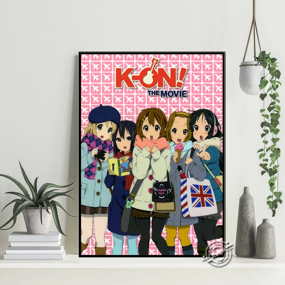 K-ON постер Настенный декор холст картина для гостиной спальни домашний Декор