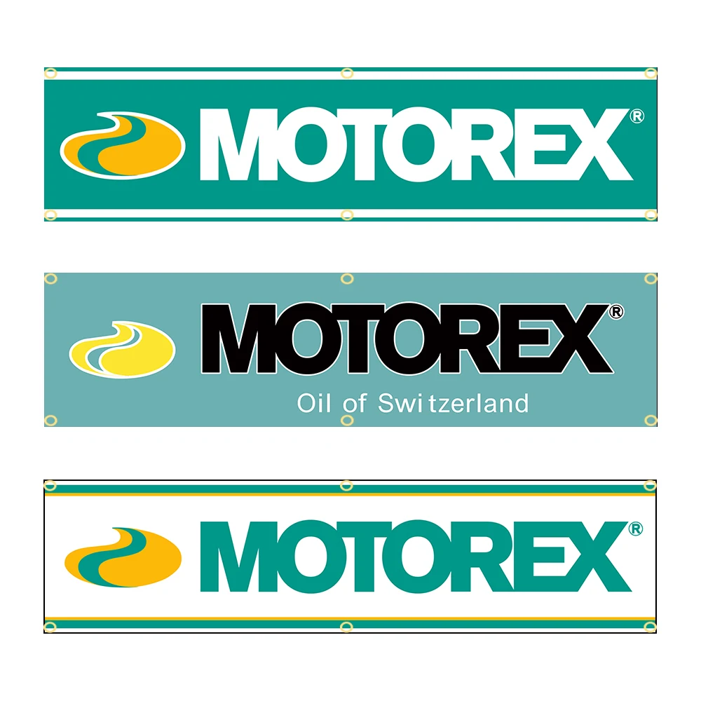 60x240 см, баннер для моторного масла Motorexs, флаг из полиэстера, украшение для гаража или улицы 60x240 см, баннер для моторного масла Motorexs, флаг из полиэстера, украшение для гаража или улицы