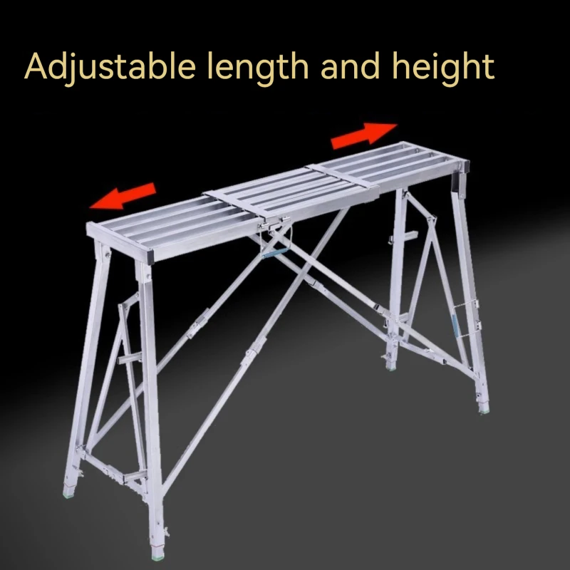Телескопический конский стул складной подъемник утолщенные строительные леса