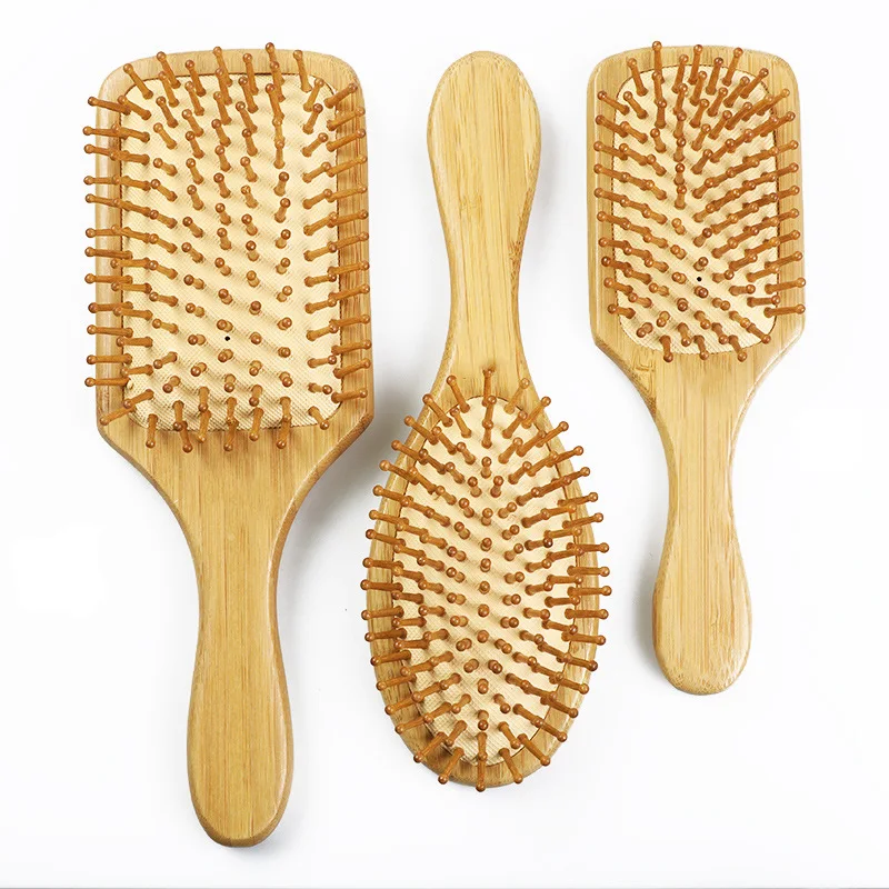 

Bamboo Air Cushion Comb Massage Comb Large Plate Comb Curly Straight Hair Comb Smooth Hair Dry Air Bag Comb