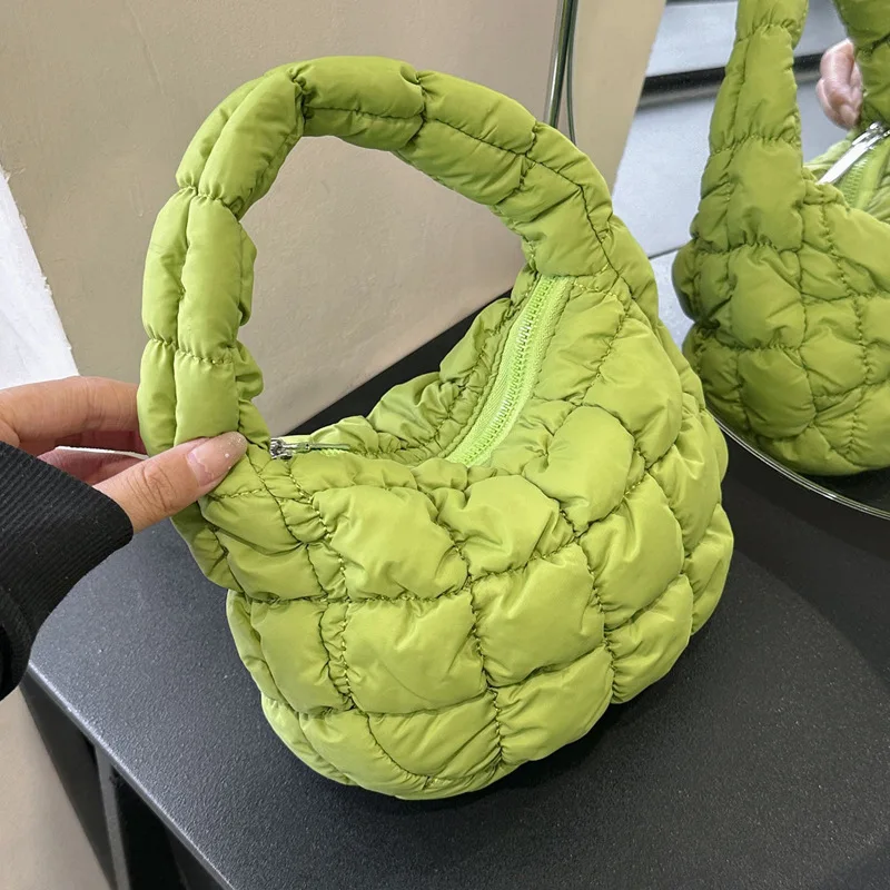 Модная плиссированная мини-сумка в форме облака сумка-тоут для пельменей