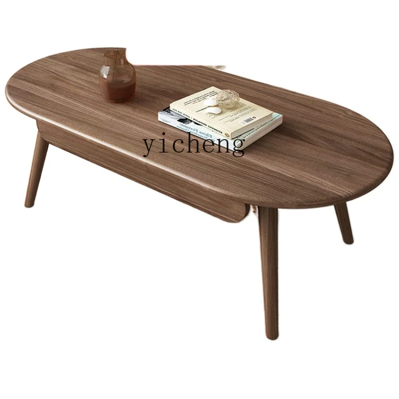 

Мебель XC, кофейный столик из массива дерева, современный минималистичный журнальный столик в маленькой квартире для гостиной, креативный чайный столик, скандинавский журнальный столик из бука