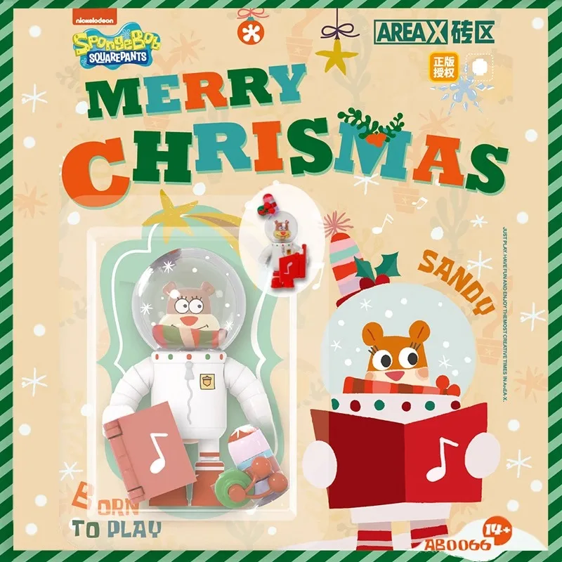 Губка Боб Квадратные Штаны Собранные Строительные Блоки Кукла Подвесная Карта