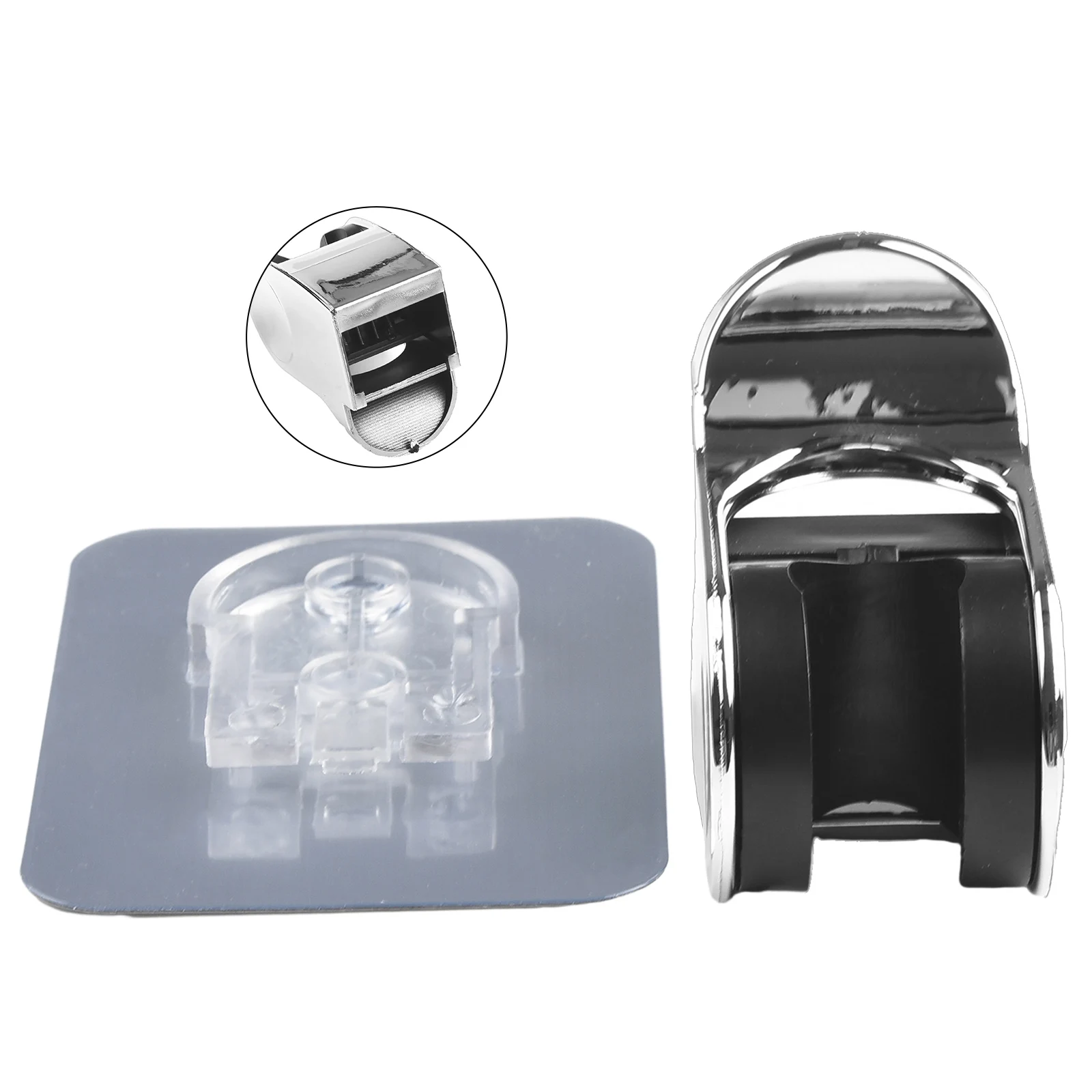 

Shower Holders Shower Bracket Bracket Bathroom Handset Holders Shower Head Silver Wall Mount Durable.high Quality