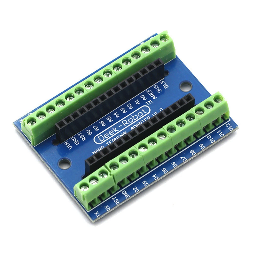 

5Pcs Nano 3.0 V3.0 Terminal Adapter Board For Arduino AVR ATMEGA328 ATMEGA328P Module Expansion Standard ATMEGA328P-AU