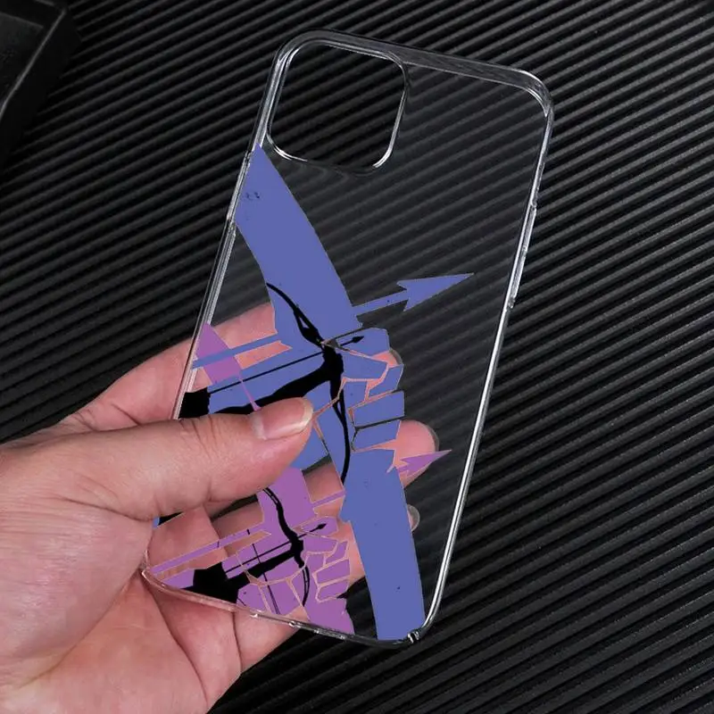 Чехол для телефона Ronin Clint Barton Kate Hawkeyes прозрачный iphone 13 12 11 Pro Max Mini XS 8 7 Plus X SE 2020 XR