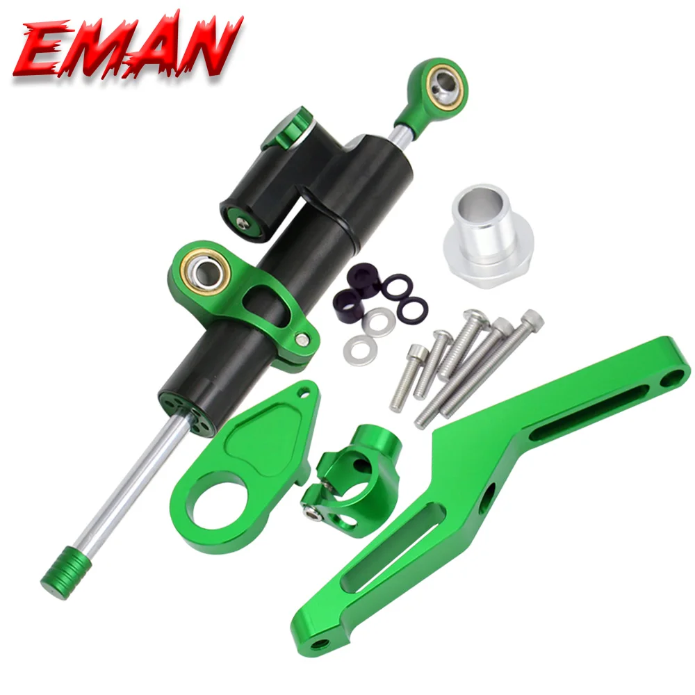 

ZX-6R Steering Damper Stabilizer For Kawasaki NINJA ZX6R 2009-2019 Motorcycle Accessories Shock Absorber Direction Mount Bracket