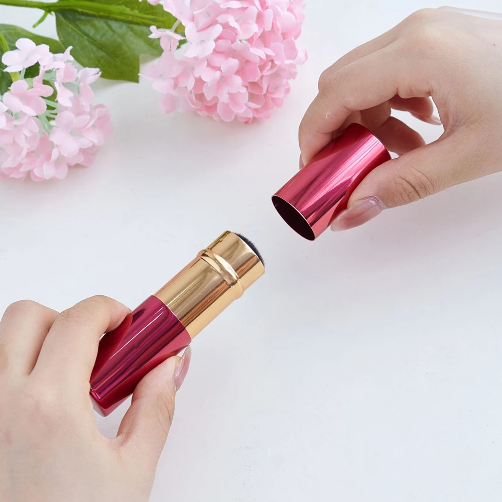 1 шт. выдвижная кисть кабуки кисти для пудры основы бежевые синтетические волосы