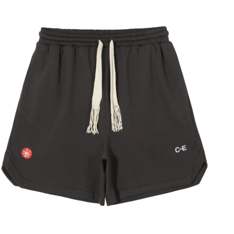 

Spring and Summer Cavempt Shorts CAV EMPT C.E Drawstring Shorts Men Women 1:1 High Quality Pockets Terry Solid Breeches