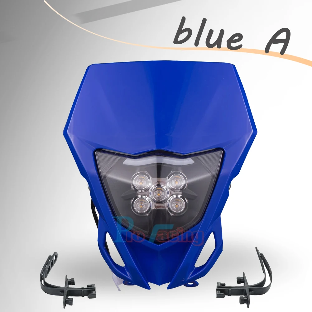

Светодиодная фара для мотоцикла, Головной фонарь для Yamaha WR250F, WR250R, WR450F, YZ250F, YZ450F, YZ, TTR, WR, FX, MX, фонарь для кроссового велосипеда, эндуро