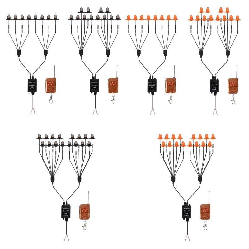 

G99F Universal LED White Grille Lighting Lamps Kit Front/rear Side Marker Lights for Truck SUV RV Car Bus