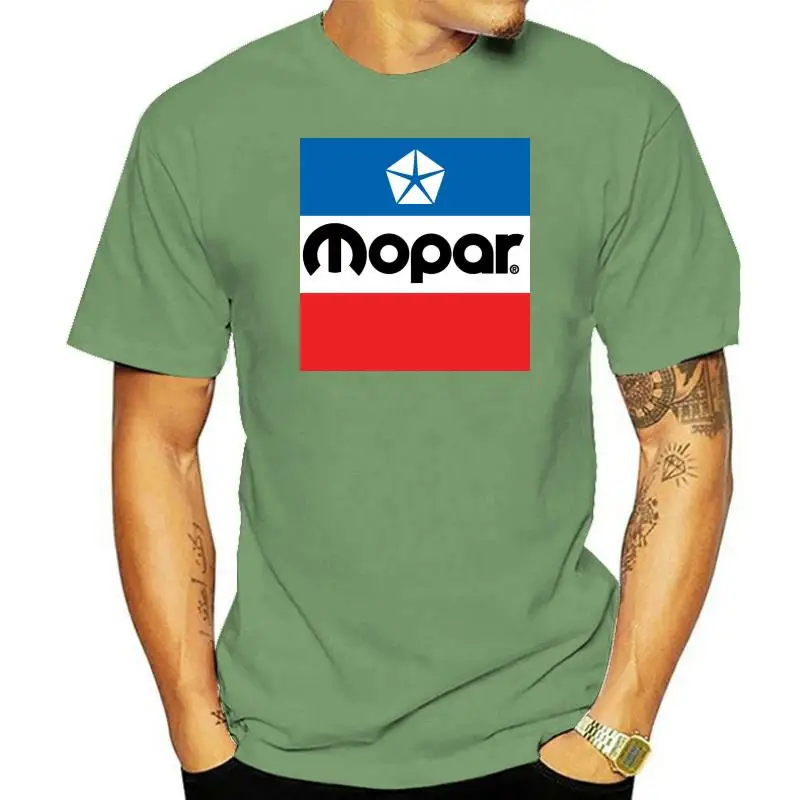 

MOPAR LOGO T-Shirt Tee Mens Black Size S M L XL 2XL 3XL
