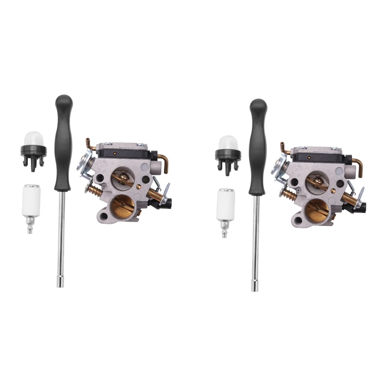 

2X Carburetor for Husqvarna 235 240 235E 236 236E 240E Chainsaw 574719402 545072601 with Screw Tool Bulb Fuel Filter