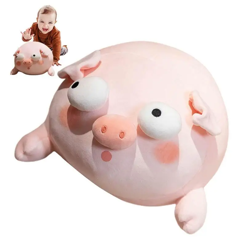 

40cm Pig Plushie Soft Animal Plush Accompany Toy For Birthday Easter Gifts Kids Piggy Doll For Afternoon Nap Pillow Doll