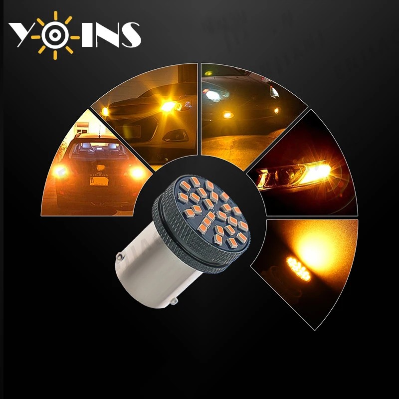 10 шт. 1156 BA15S автомобильные фонари заднего хода 12-24 В P21W 2016 24 SMD светодиодный оптом