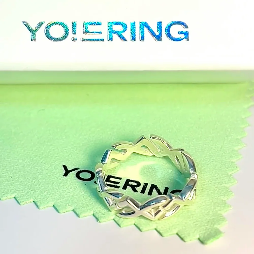 Фото Полое кольцо KPOP YO!DRING DREAM, серебряное кольцо 925 пробы на 8-летие JAEMIN JENO JISUNG HAECHAN, подарки для фанатов, ювелирные изделия для пар №1