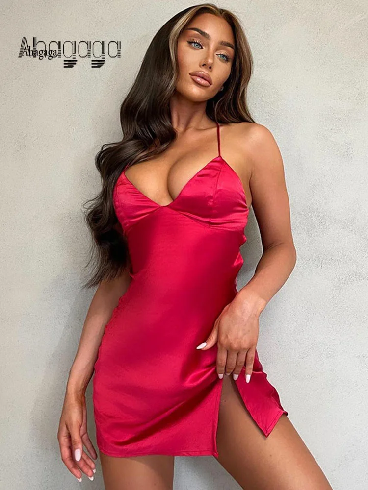 

Новые модные сексуальные Клубные мини-платья с открытой спиной, женская уличная одежда, повседневные однотонные бандажные облегающие платья без рукавов