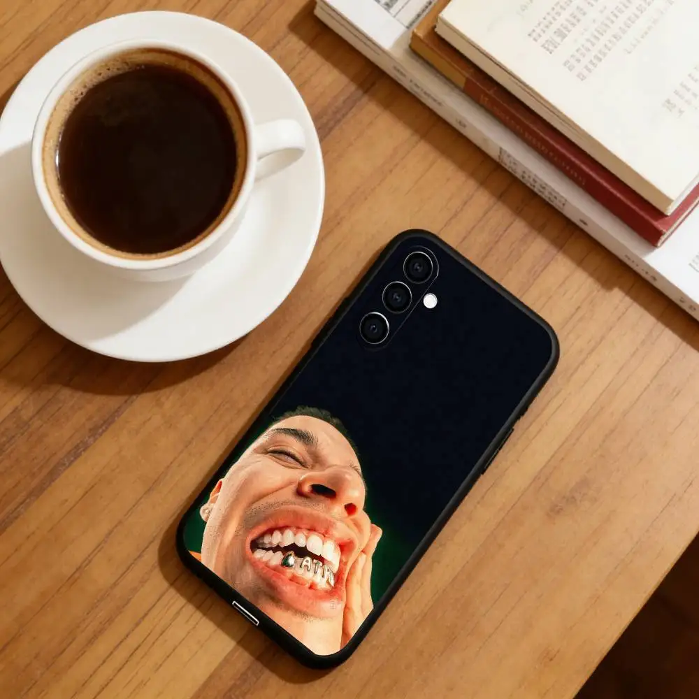 Фото Чехол для телефона Rapper Nsqk для Samsung Galaxy A73, A72, A71, A70, A53, A52, A51, другие модели, мягкий черный чехол №3
